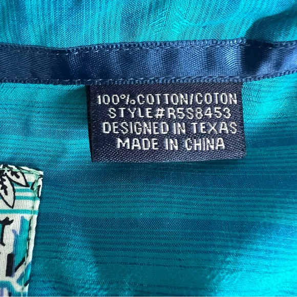 NWT Panhandle Rough Stock Cap Sleeve Snap Shirt Size XXL - Picture 6 of 9